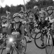 Dzieci z Pomorskiego Okręgowego Związku Kolarskiego