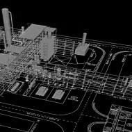 Wstępny Model 3D instalacji Hydrokrakingowego Bloku Olejowego