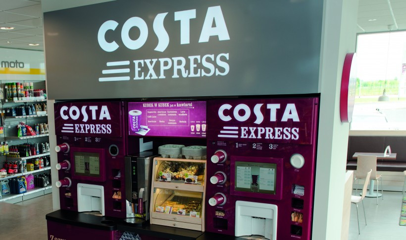 Costa Express na stacji MOP Brwinów Północ - LOTOS