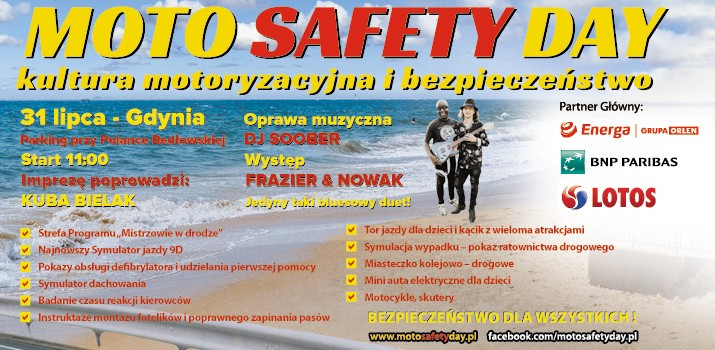 Plakat Moto Safety Day 2021